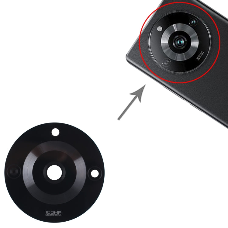For Realme 11 Pro 10pcs Original Back Camera Lens(Black) - Camera Series by PMC TechLife | Online Shopping South Africa | PMC TechLife
