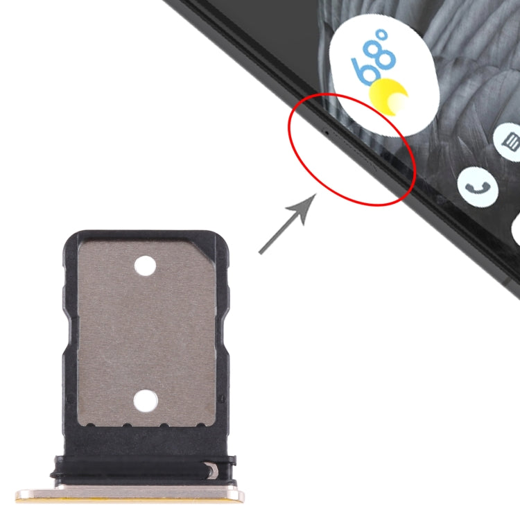 For Google Pixel 7 Pro Original SIM Card Tray with SIM Pin (Gold) - free shipping - PMC TechLife - Order now!