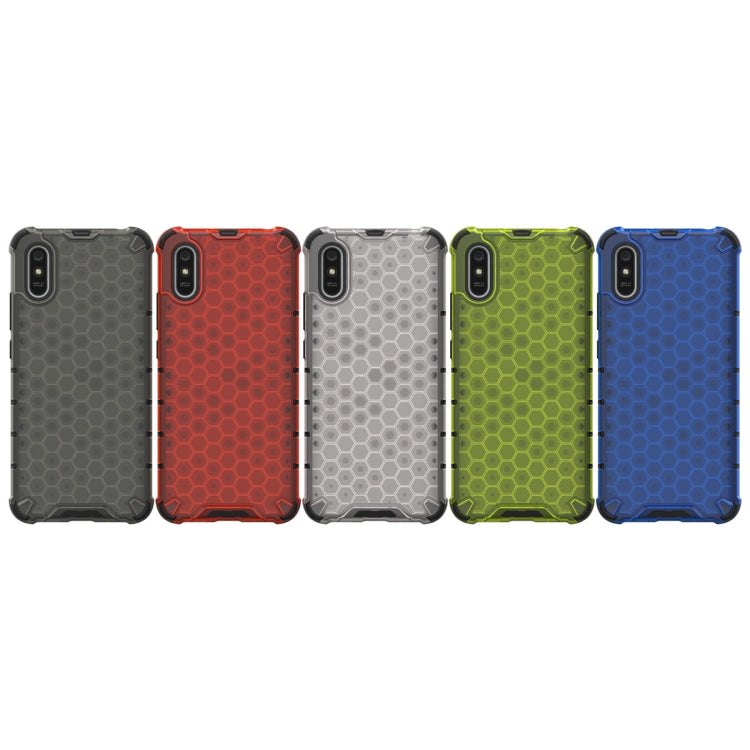 For Xiaomi Redmi 9A Shockproof Honeycomb PC + TPU Case(Green) - free shipping - PMC TechLife - Order now!