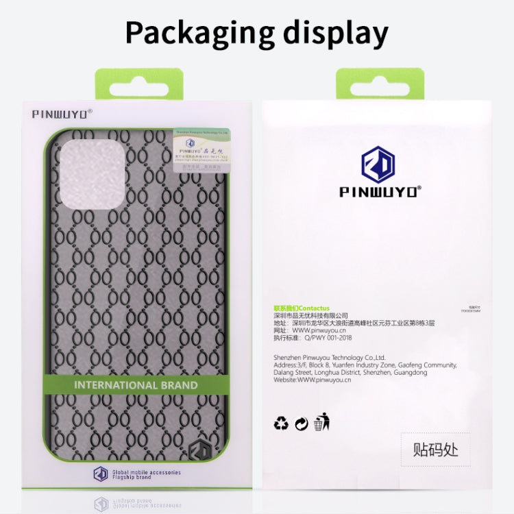 For iPhone 12 Pro Max PINWUYO Series 2 Generation PC + TPU Anti-drop All-inclusive Protective Case(Black) - free shipping - PMC TechLife - Order now!