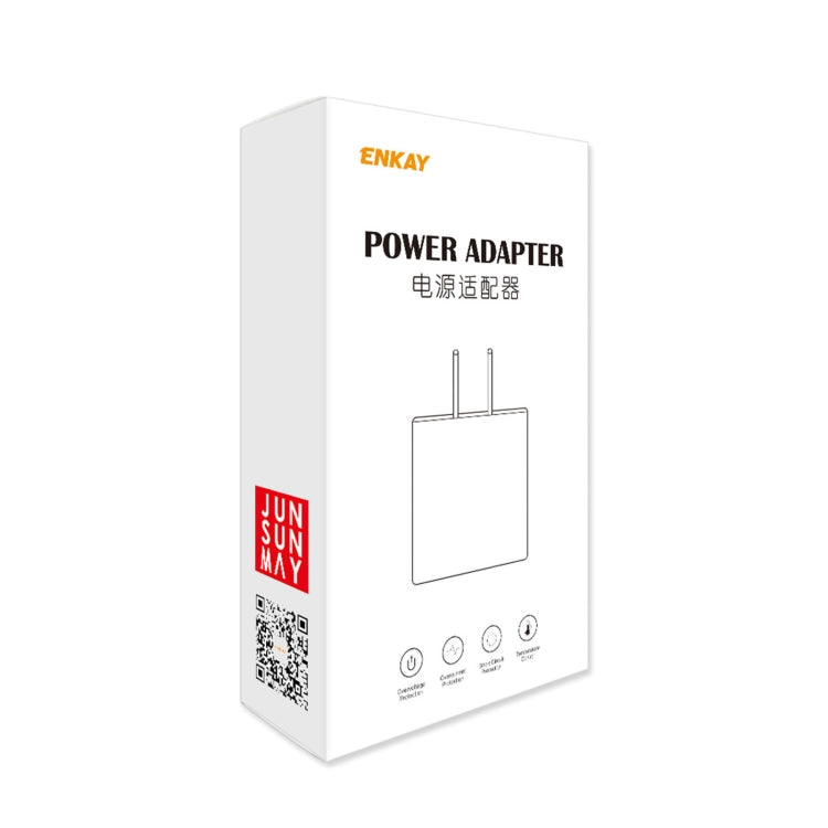 ENKAY Hat-Prince U008-1 10.5W 2.1A Dual USB Fast Charging Travel Charger Power Adapter, US Plug - USB Charger by ENKAY | Online Shopping South Africa | PMC TechLife | Buy Now Pay Later Mobicred