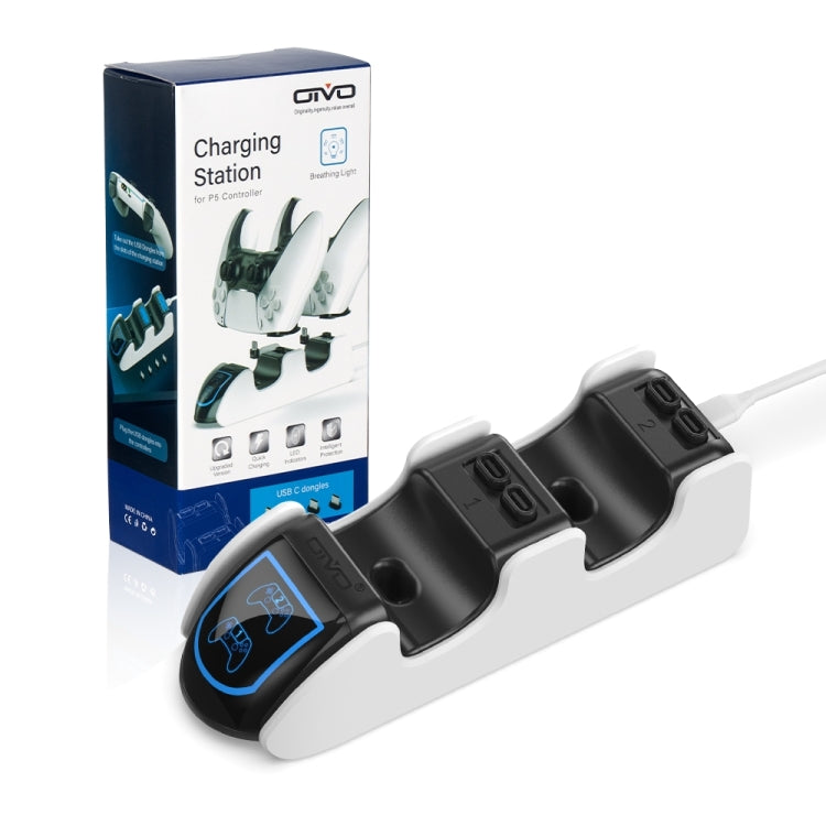 OIVO Dual Charging Dock Charger Station For PS5 - Charger & Power by OIVO | Online Shopping South Africa | PMC TechLife | Buy Now Pay Later Mobicred