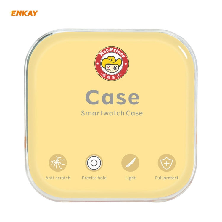 For Samsung Galaxy Watch 3 41mm 2 in 1 ENKAY Hat-Prince Electroplate Soft TPU Case + 0.2mm 9H 2.15D Curved Edge Tempered Glass Film(Rose Gold) - free shipping - PMC TechLife - Order now!