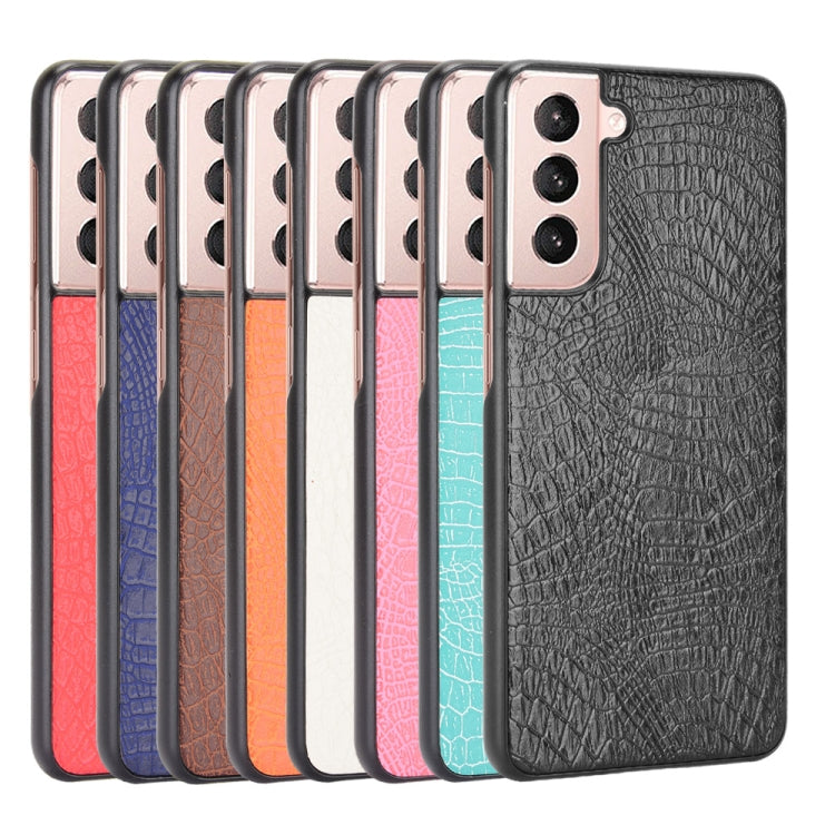 For Samsung Galaxy S21+ 5G / S21 Plus 5G Shockproof Crocodile Texture PC + PU Case(Black) - free shipping - PMC TechLife - Order now!