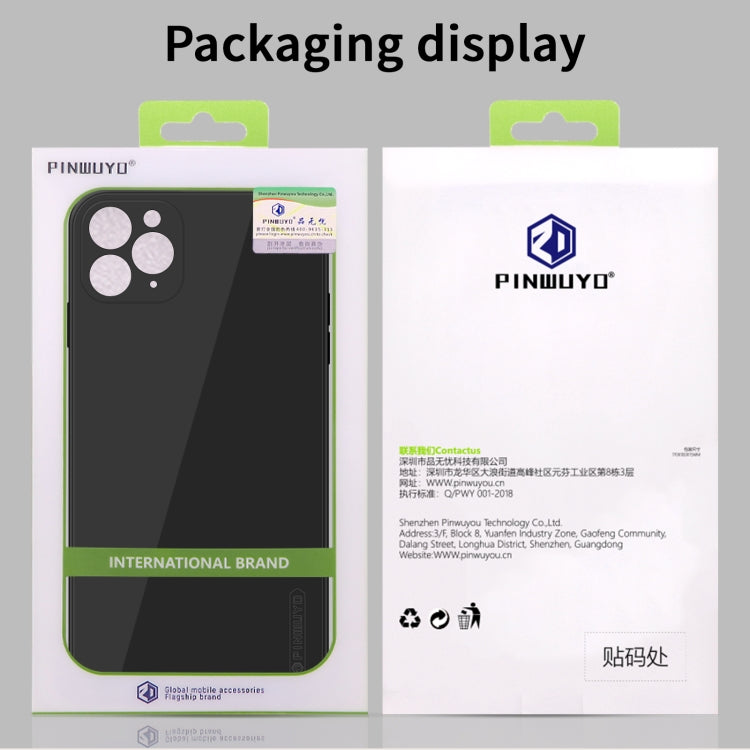 For iPhone 11 Pro Max PINWUYO Sense Series Liquid Silicone TPU Mobile Phone Case (Green) - free shipping - PMC TechLife - Order now!