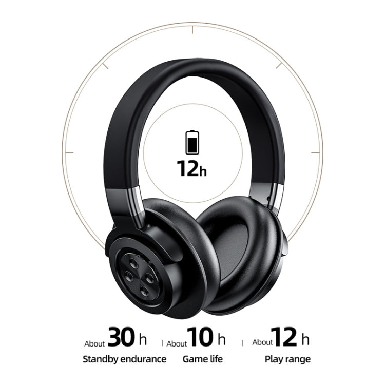 A51 USB Charging Wireless Bluetooth HIFI Stereo Headset with Mic(Red) - Headset & Headphone by PMC TechLife | Online Shopping South Africa | PMC TechLife