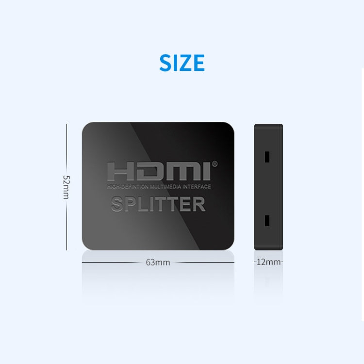 JSM 1 to 2 HDMI 1080P Switch Two Screen Simultaneous Display Spliter - Switch by JUNSUNMAY | Online Shopping South Africa | PMC TechLife | Buy Now Pay Later Mobicred