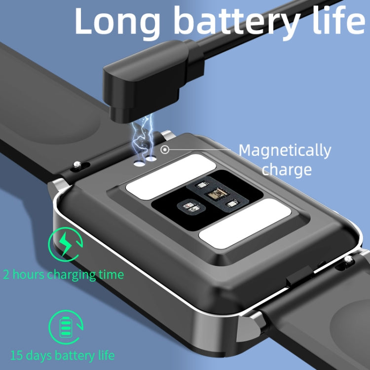 KS03 1.72 inch Color Screen Smart Watch,Support Heart Rate Monitoring / Blood Pressure Monitoring(Black) - free shipping - PMC TechLife - Order now!