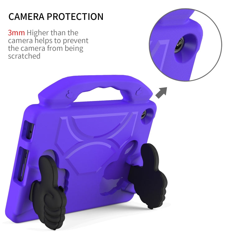 For Lenovo Tab M10 3rd Gen 10.1 TB-328 Thumb Bracket EVA Shockproof Tablet Case(Purple) - free shipping - PMC TechLife - Order now!