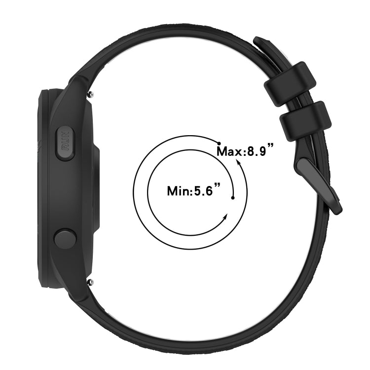 For Xiaomi MI Watch Color 2 22mm Sports Two-Color Silicone Watch Band(Black+Yellow) - Smart Wear by PMC TechLife | Online Shopping South Africa | PMC TechLife