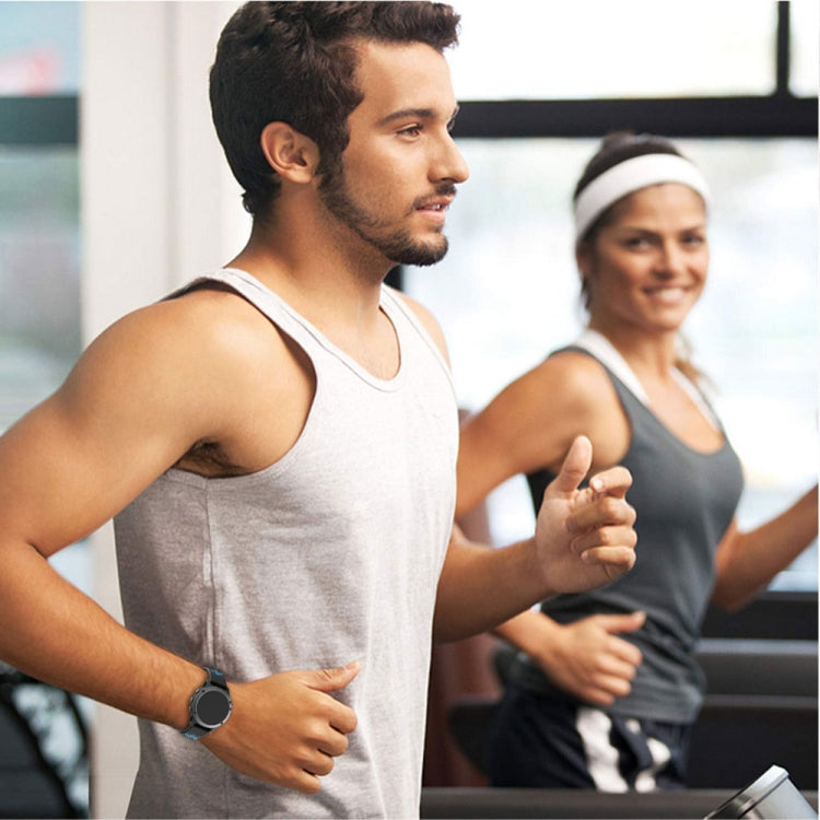 For Garmin Fenix 5 22mm Sports Breathable Silicone Watch Band(Midnight Blue+Pink) - by PMC TechLife | Online Shopping South Africa | PMC TechLife