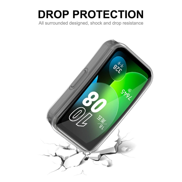For Huawei Band 8 ENKAY Hat-Prince Full Coverage Transparent Soft TPU Watch Case with Screen Protection - Watch Cases by ENKAY | Online Shopping South Africa | PMC TechLife