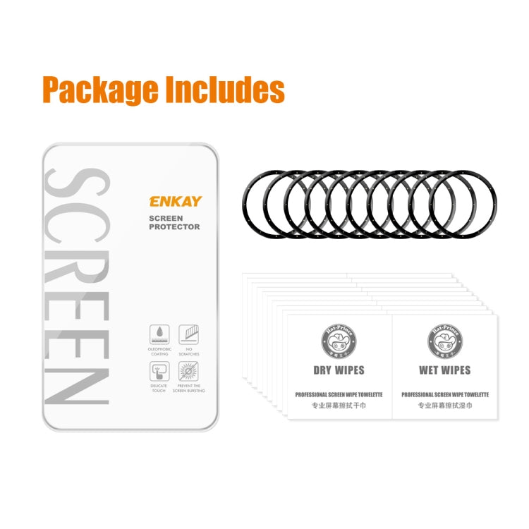 For Garmin Venu 3S 10pcs ENKAY 3D Full Coverage Soft PC Edge + PMMA HD Screen Protector Film - Screen Protector by ENKAY | Online Shopping South Africa | PMC TechLife | Buy Now Pay Later Mobicred