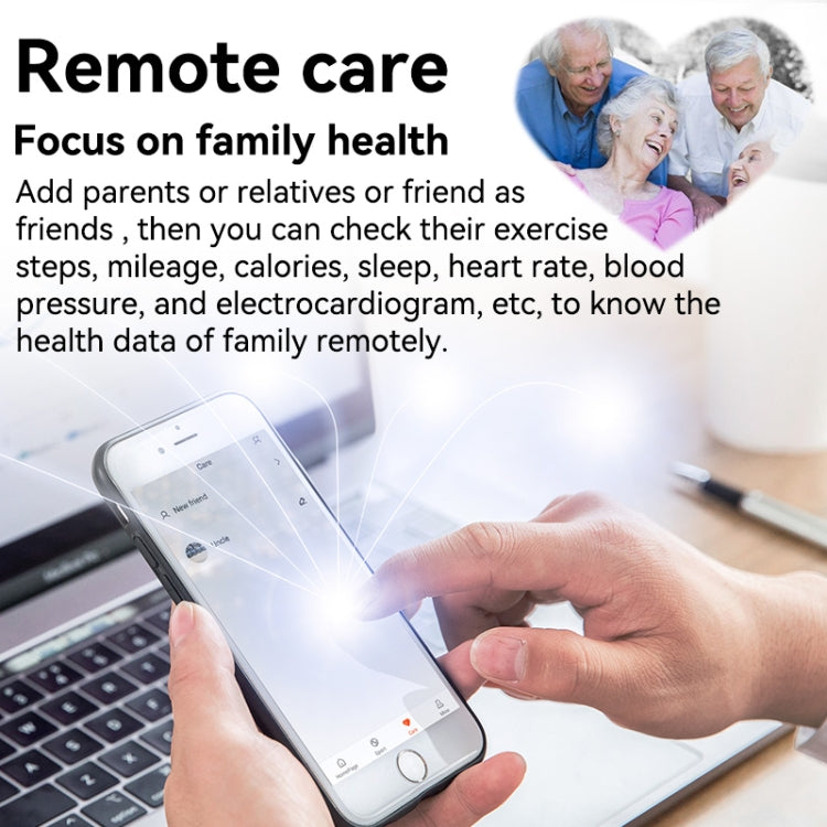 KS05 1.32 inch IP67 Waterproof Color Screen Smart Watch,Support Blood Oxygen / Blood Glucose / Blood Lipid Monitoring(Gold Gray) - free shipping - PMC TechLife - Order now!