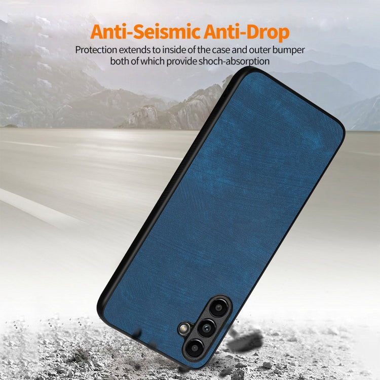 For Samsung Galaxy A34 5G ENKAY Retro Leather Skin PC Phone Case with High Aluminum-silicon Glass Film(Black) - free shipping - PMC TechLife - Order now!
