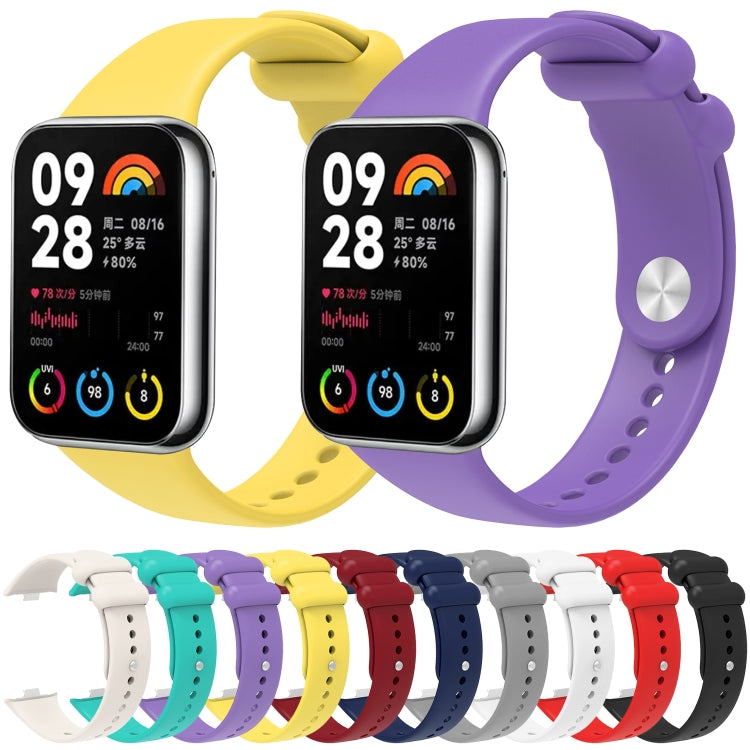 For Xiaomi Smart Band 9 Pro / 8 Pro Solid Color Reverse Buckle Silicone Watch Band(Purple) - free shipping - PMC TechLife - Order now!
