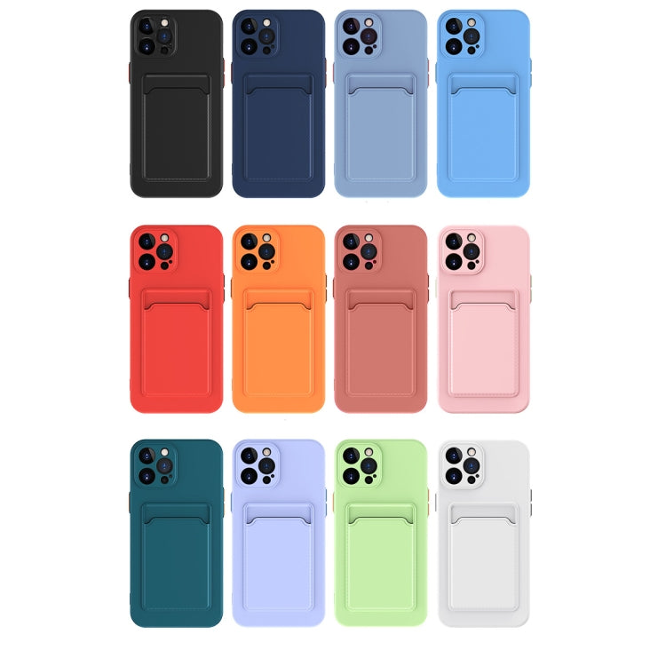 For iPhone 15 Skin Feel Card Contrast Color Button TPU Phone Case(Dark Green) - free shipping - PMC TechLife - Order now!