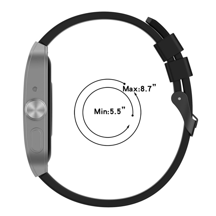 For OPPO Watch 4 Pro 22mm Solid Color Silicone Watch Band(Gray) - by PMC TechLife | Online Shopping South Africa | PMC TechLife | Buy Now Pay Later Mobicred