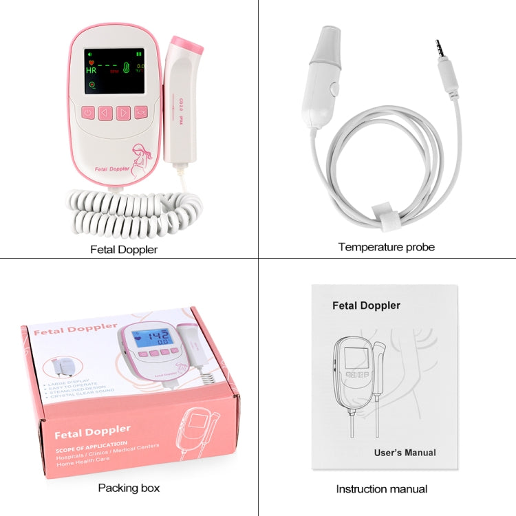 FD20P Fetal Doppler Ultrasound Baby Heartbeat Detector Monitor - Heart Rate Monitoring by PMC TechLife | Online Shopping South Africa | PMC TechLife