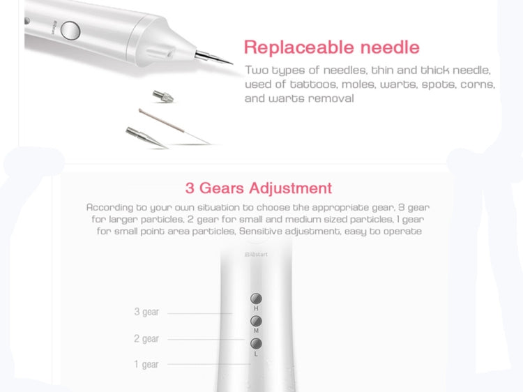 K-SKIN KD306 Laser Spotting Machine Plasma Pen Dark Eyelash Remover for Facial Spasm Removal Tattoo Skin Care(White) - free shipping - PMC TechLife - Order now!