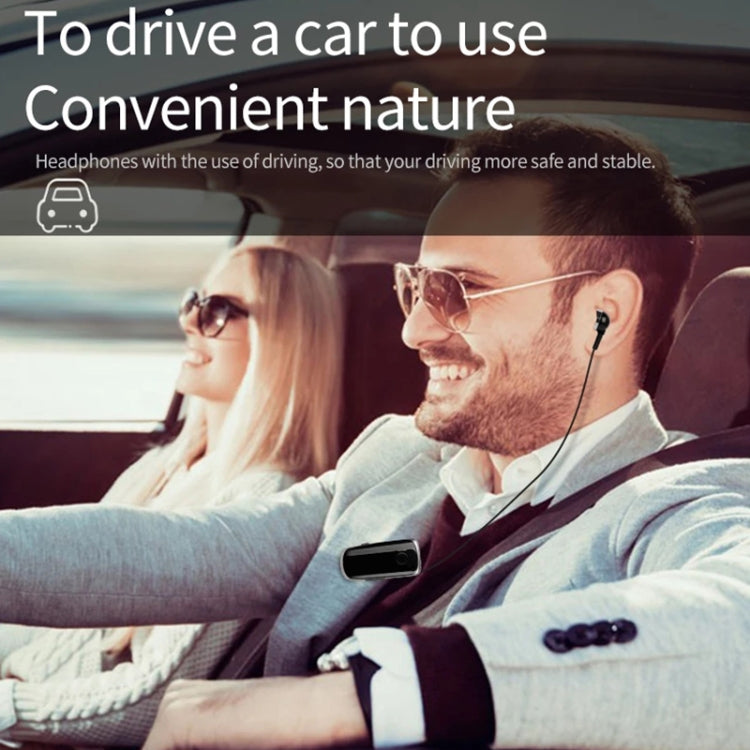 K39 Wireless Bluetooth Headset CSR DSP chip In-Ear Vibrating Alert Wear Clip Hands Free Earphone (Rose Red) - Bluetooth Earphone by PMC TechLife | Online Shopping South Africa | PMC TechLife