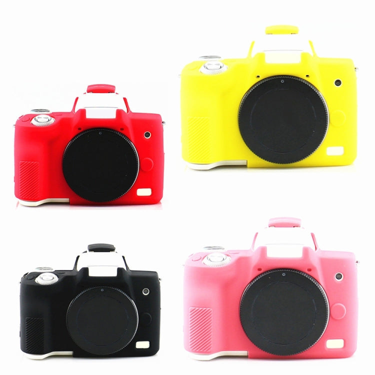 Richwell Silicone Armor Skin Case Body Cover Protector for Canon EOS M50 Body Digital Camera(Yellow) - Protective Case by Richwell | Online Shopping South Africa | PMC TechLife | Buy Now Pay Later Mobicred