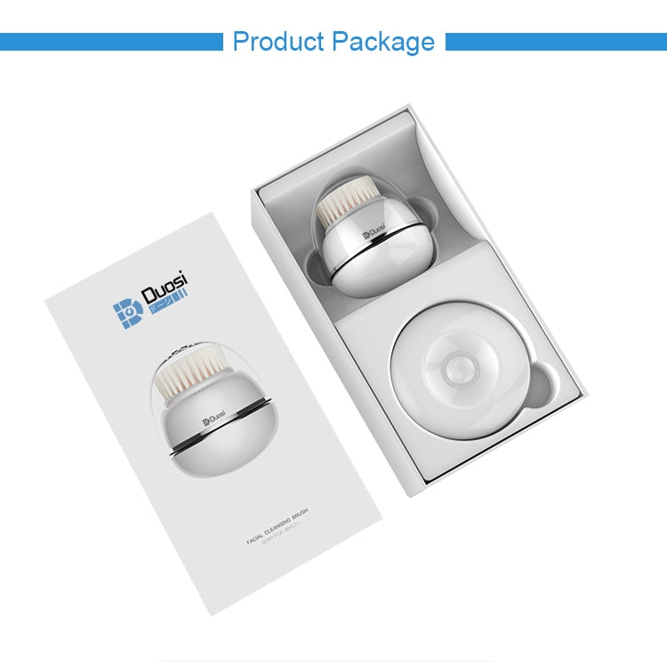 Duosi DY-103 USB Rechargeble Electric Facial Cleansing Brush Waterproof Face Deep Pore Cleaning Massager Exfoliator Oil Dirt Blackhead Remove - free shipping - PMC TechLife - Order now!
