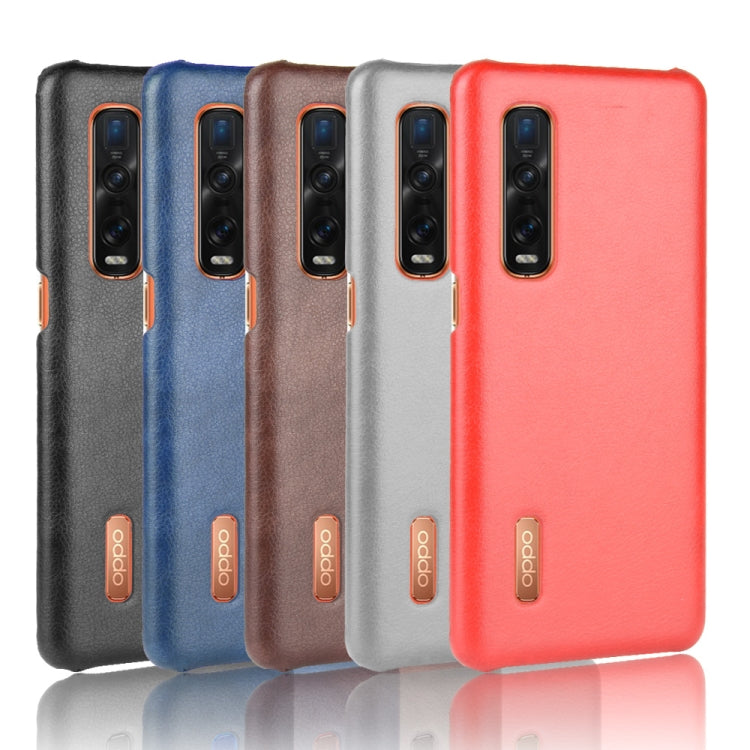 For Oppo Find X2 Pro Shockproof Litchi Texture PC + PU Case(Black) - free shipping - PMC TechLife - Order now!