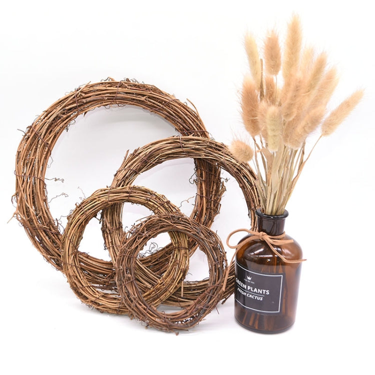 2 PCS Tree Vine Christmas Wreath DIY Rattan Garden Decoration Rattan Window Decoration, Size:20CM - free shipping - PMC TechLife - Order now!