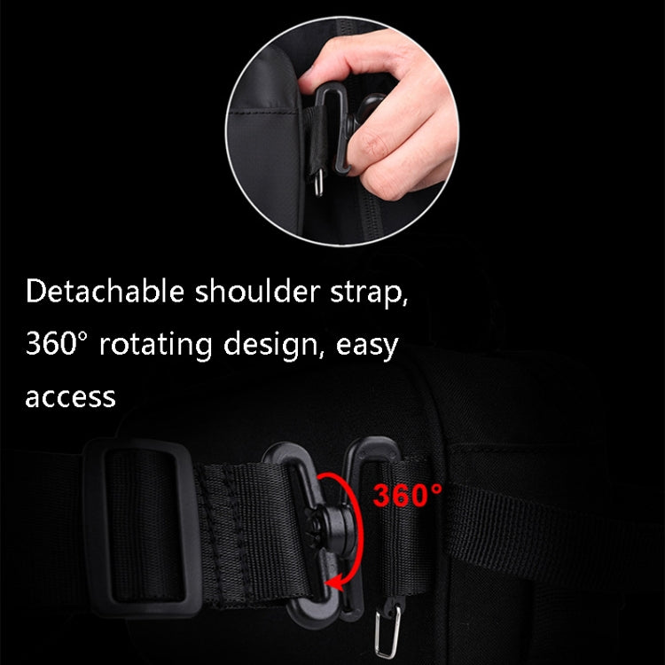 Rhinowalk X21921 2.5L Bicycle Front Hanging Bag(Full Black) - Bicycle Bags by Rhinowalk | Online Shopping South Africa | PMC TechLife | Buy Now Pay Later Mobicred