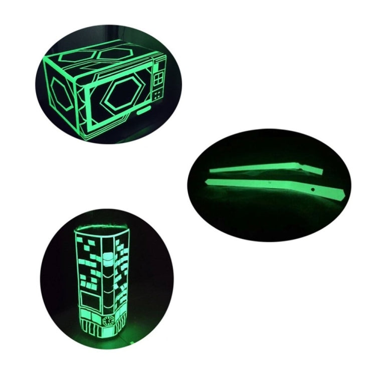 Reflective Glow Tape Self-adhesive Sticker Removable Luminous Tape Fluorescent Glowing Dark Striking Warning Tape(Green 20mmx3m) - free shipping - PMC TechLife - Order now!