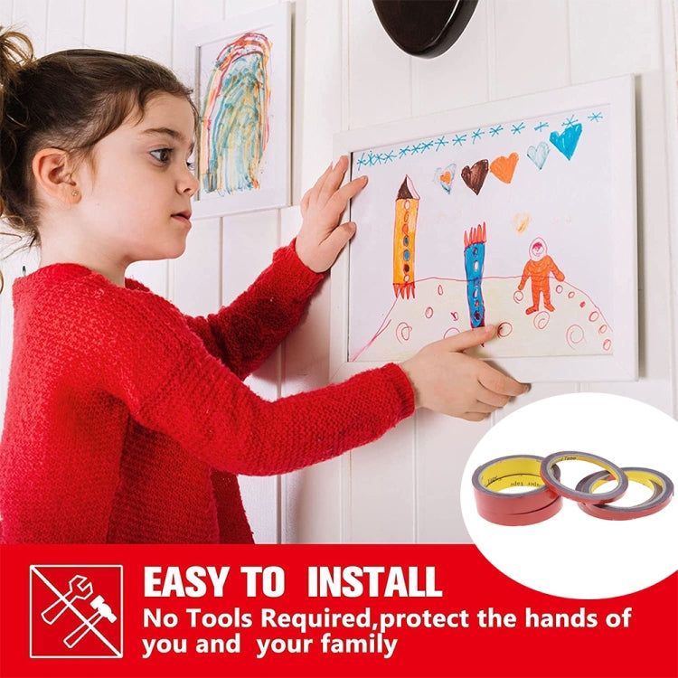 3M High Temperature Acrylic Foam Double Sided Tape Seamless Adhesive Tape Sticker(1.5cm) - Tapes by PMC TechLife | Online Shopping South Africa | PMC TechLife