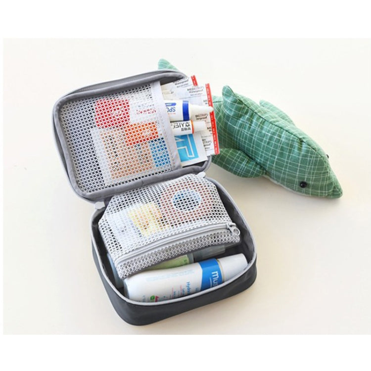 Cute Heart Mini Medicine Bag First Aid Emergency Kits Organizer Outdoor Household Pill Bag, Size: 13x10x4cm(Pink) - Pill Boxes by PMC TechLife | Online Shopping South Africa | PMC TechLife