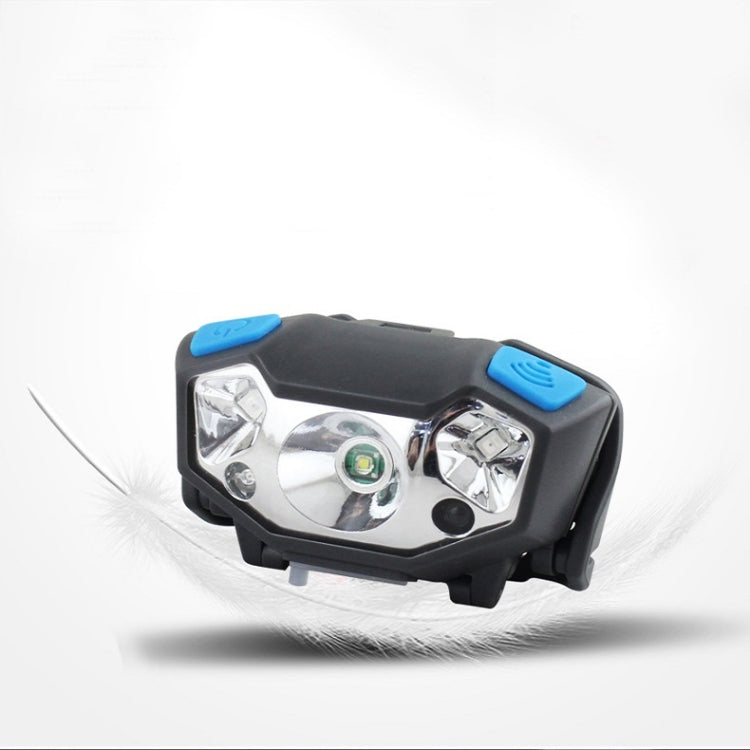 Usb Rechargeable Waterproof Sensor Headlight Outdoor Fishing Light(Black) - free shipping - PMC TechLife - Order now!