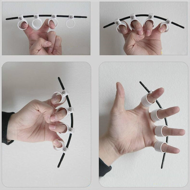 Four-finger Finger Expander Guitar Ukulele Piano Span Practice Finger Cover, Specification:Standard Bold Edition(White) - Stringed Instruments by PMC TechLife | Online Shopping South Africa | PMC TechLife