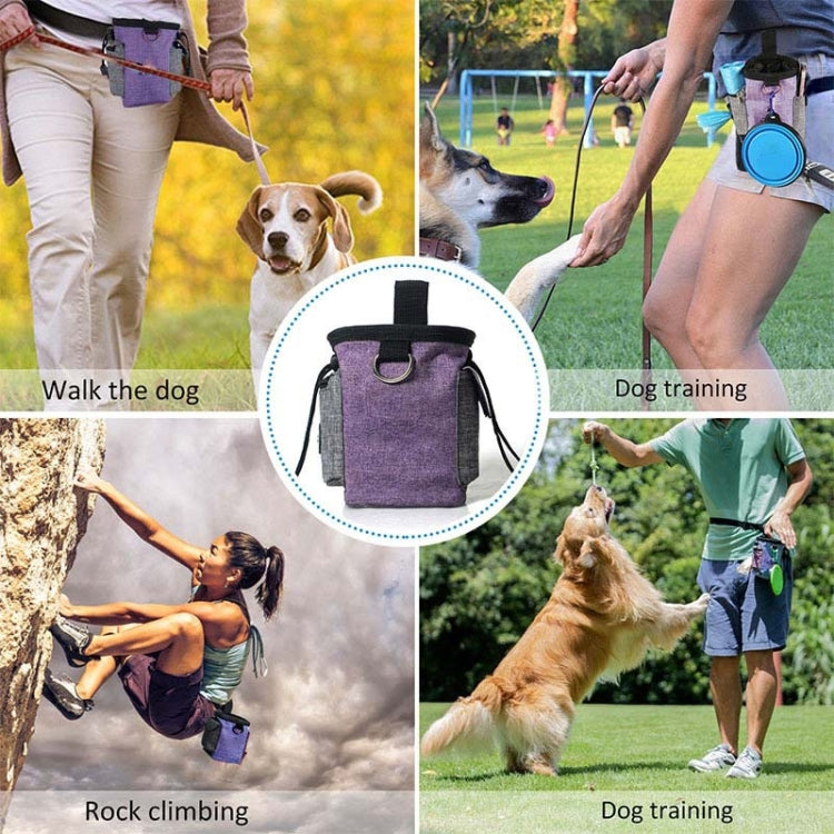 Pet Training Waist Bag With Belt Portable Outing Training Pet Snack Bag, Specification: Waist Bag+Folding Bowl - Pet Bags by PMC TechLife | Online Shopping South Africa | PMC TechLife
