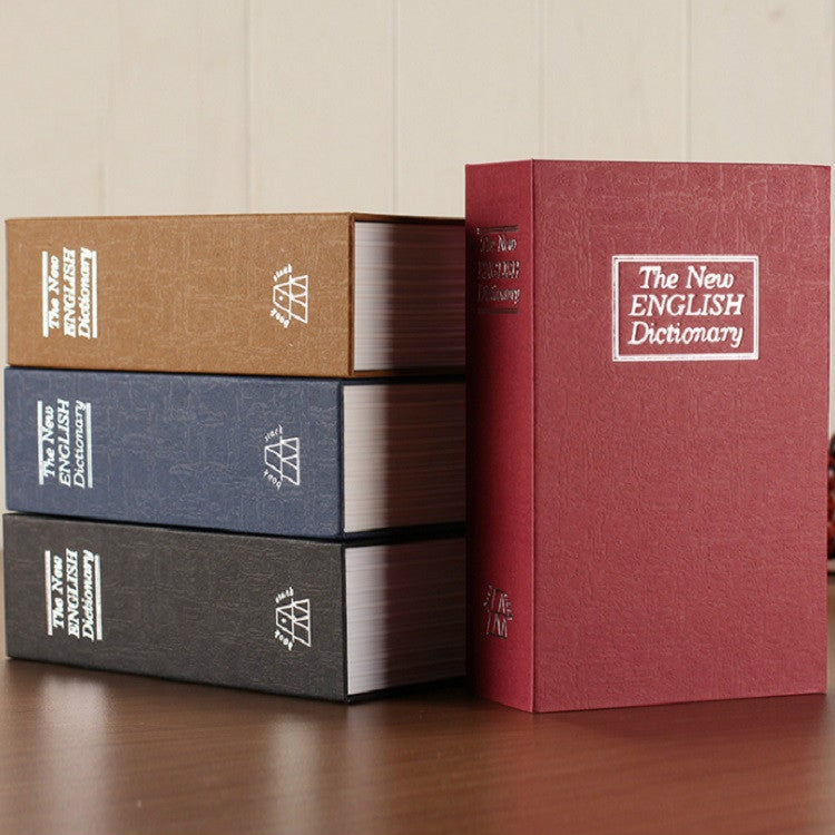 Simulation English Dictionary Book Safe Piggy Bank Creative Bookshelf Decoration, Trumpet Key Version, Color:Blue - Piggy Banks by PMC TechLife | Online Shopping South Africa | PMC TechLife