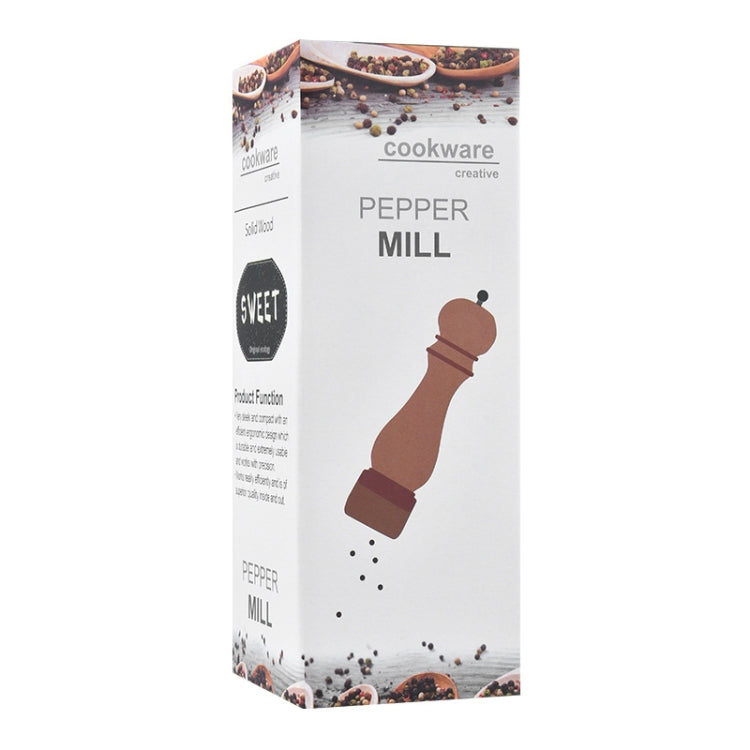 Acrylic Transparent Pepper Grinder Manual Pepper Grinder Ceramic Core Multi-Purpose Seasoning Bottle, Specification: 4 Inch - Stirrer & Squeezer by PMC TechLife | Online Shopping South Africa | PMC TechLife