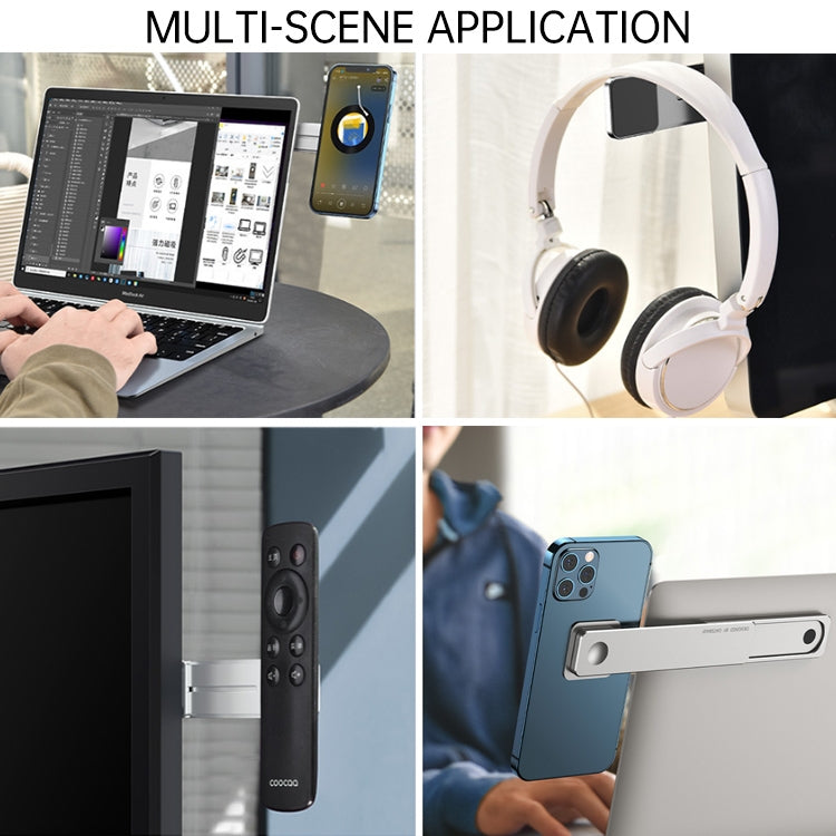 Oatsbasf Mobile Phone Computer Sync Screen Aluminum Alloy Bracket Computer Expansion Bracket(Silver) - Hand-Sticking Bracket by OATSBASF | Online Shopping South Africa | PMC TechLife
