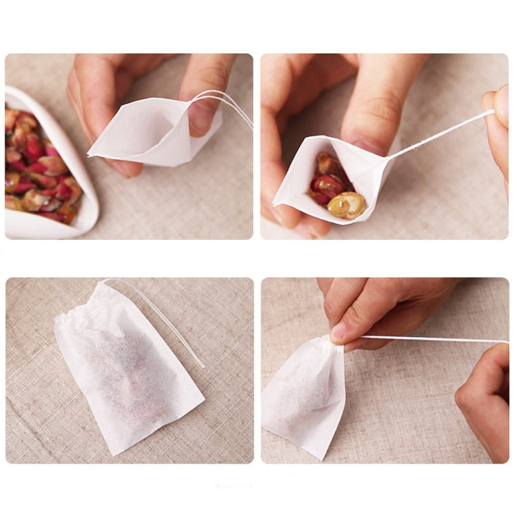 100 PCS Teabags Scented Tea Bags with Seal Filter Paper, Size: 5.5 x 7cm - Coffee Machine & Accessories by PMC TechLife | Online Shopping South Africa | PMC TechLife | Buy Now Pay Later Mobicred