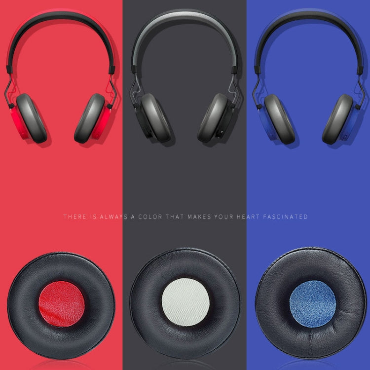 1 Pairs Headphone Sponge Cover Headphone Leather Cover For Jabra Revo Wireless, Colour: Black Gray Net - Earmuff & Pad by PMC TechLife | Online Shopping South Africa | PMC TechLife