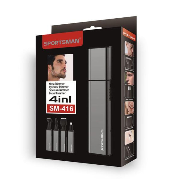 Sportsman SM-416 Electric Mini Shaving Knife Eyebrow Trimming Knife Charging USB Nose Hair Trimmer, Specification: EU Plug - free shipping - PMC TechLife - Order now!