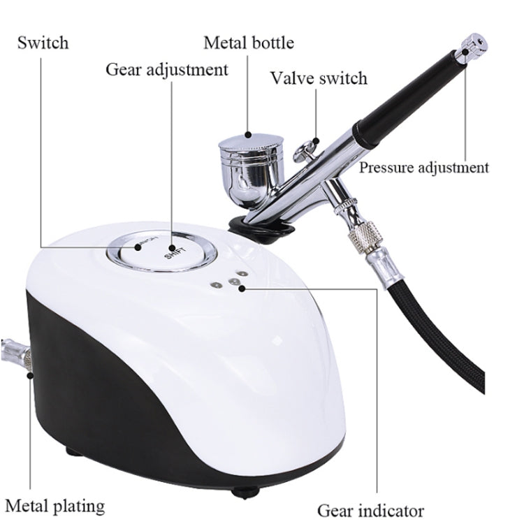 Beemyi BS-103 Beauty Salon High Pressure Oxygen Injection Device Household Handheld Facial Nano Spray Beauty Moisturizing Device, Specification: US Plug( Large Capacity) - free shipping - PMC TechLife - Order now!