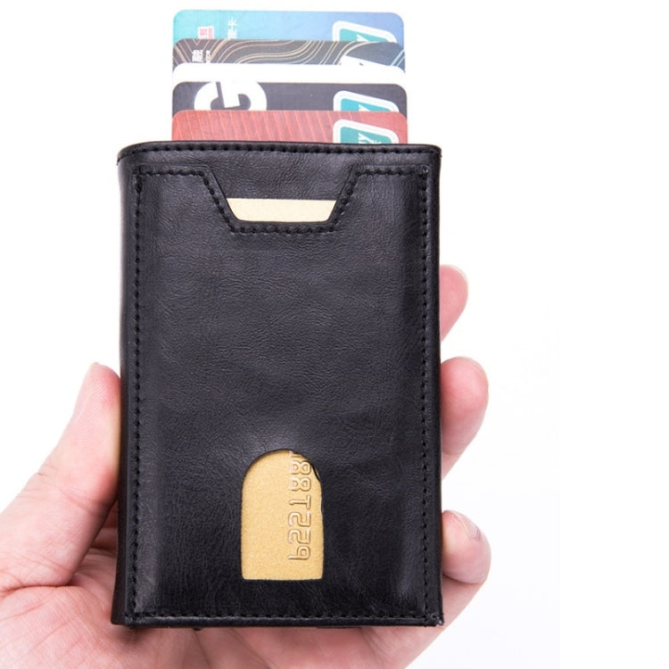 RFID Anti-Theft Aluminum Alloy Card Case(Mad Horse Black) - free shipping - PMC TechLife - Order now!