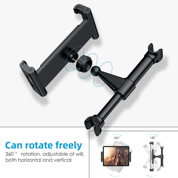 Car Seat Telescopic Bracket Car Rear Pillow Mobile Phone Bracket, Colour: 06 Upgrade Version Black - Car Holders by PMC TechLife | Online Shopping South Africa | PMC TechLife