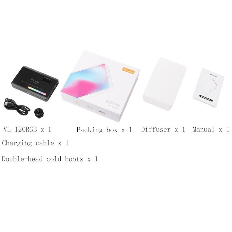 Ulanzi VL120 RGB Full Color RGB SLR Camera Photography Live Photo Video Small Light - free shipping - PMC TechLife - Order now!