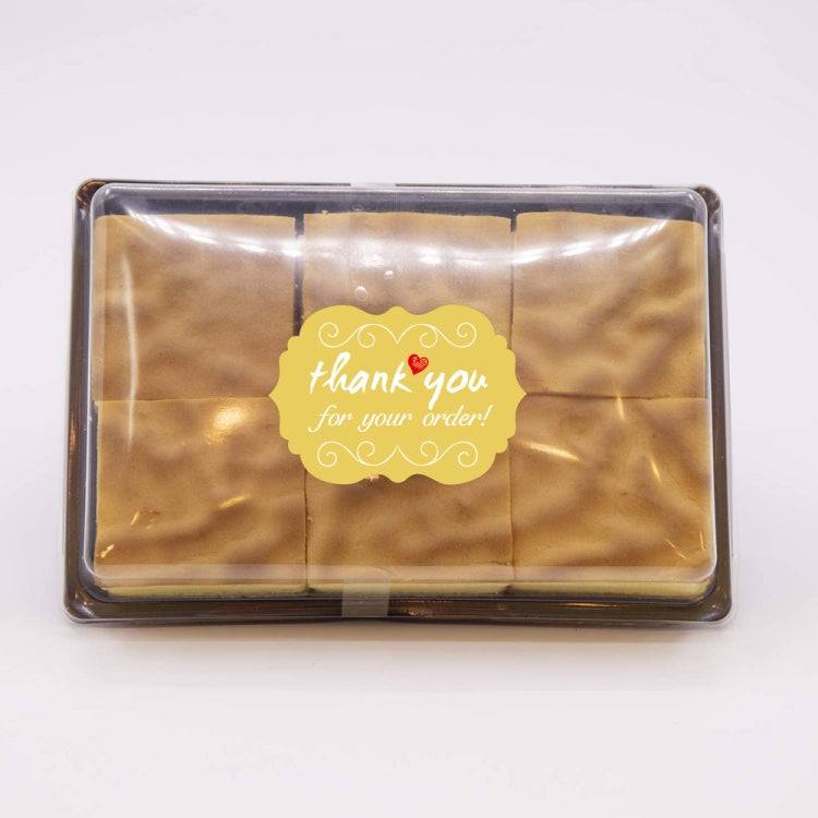 Thank You Sticker Seal Sticker Cake Decoration Label, Size: 50x35mm(K-112) - free shipping - PMC TechLife - Order now!
