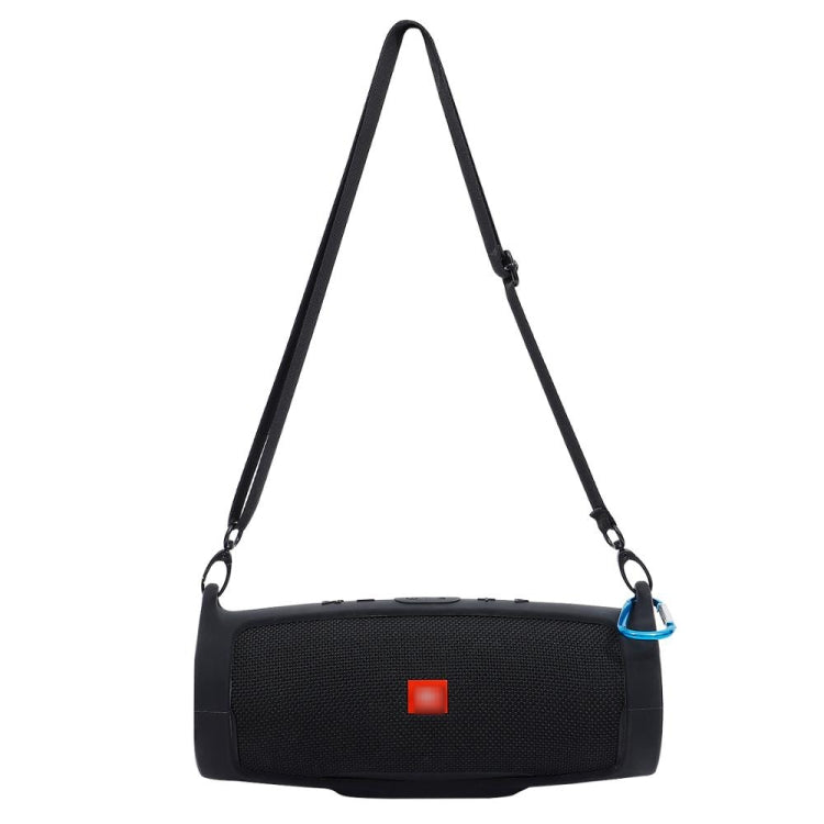 For JBL Charge 4 Bluetooth Speaker Portable Silicone Protective Cover with Shoulder Strap & Carabiner(Orange) - Protective Case by PMC TechLife | Online Shopping South Africa | PMC TechLife