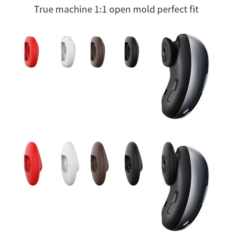 2 Sets Bluetooth Earphone Silicone Earplug Caps For Samsung Galaxy Buds Live(Black-2 Pairs) - Anti-dust & Ear Caps by PMC TechLife | Online Shopping South Africa | PMC TechLife