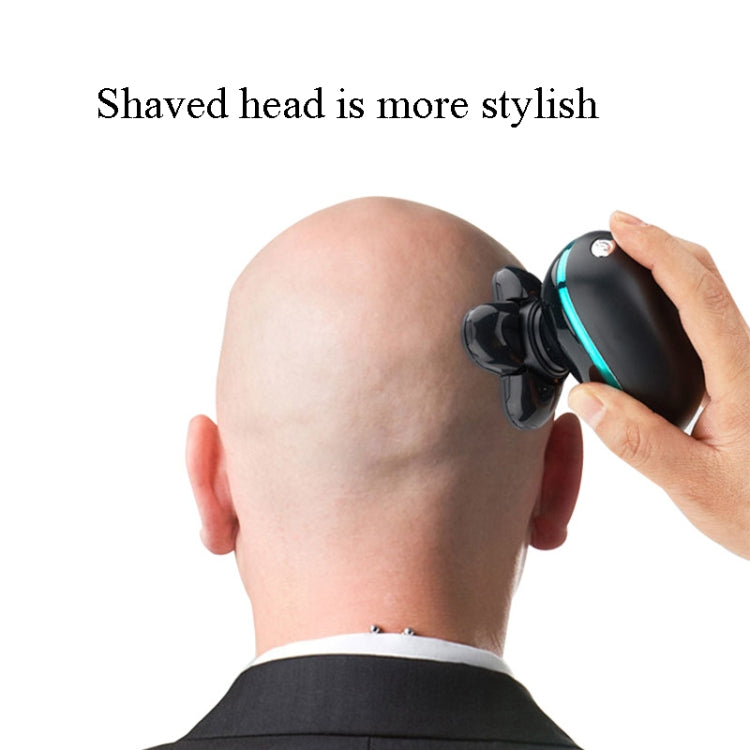 Electric Shaver Rechargeable Razor Intelligent Digital Display Bald Hair Clipper,Style: Nasal Hair Apparatus&Washing Face Brush - free shipping - PMC TechLife - Order now!